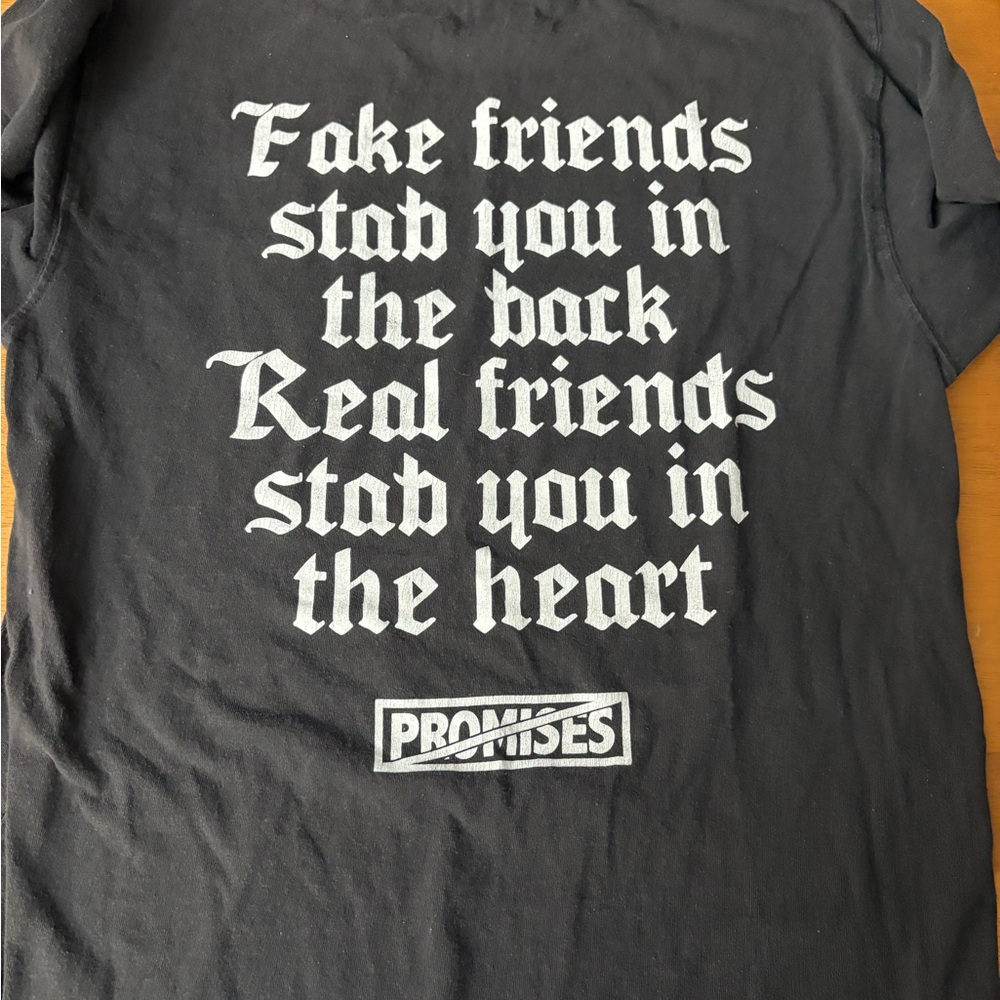 Promise Black Graphic T-Shirt for Men